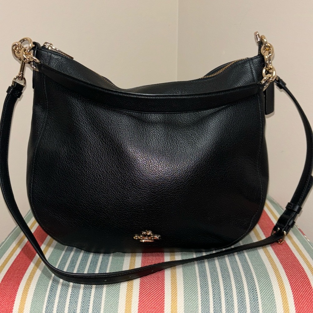 Coach Nomad Hobo Leather Shoulder Bag
